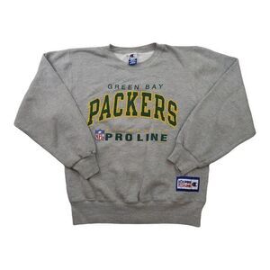 Vintage Champion Green‎ Bay Packers Pro Line NFL Sweatshirt Mens Medium